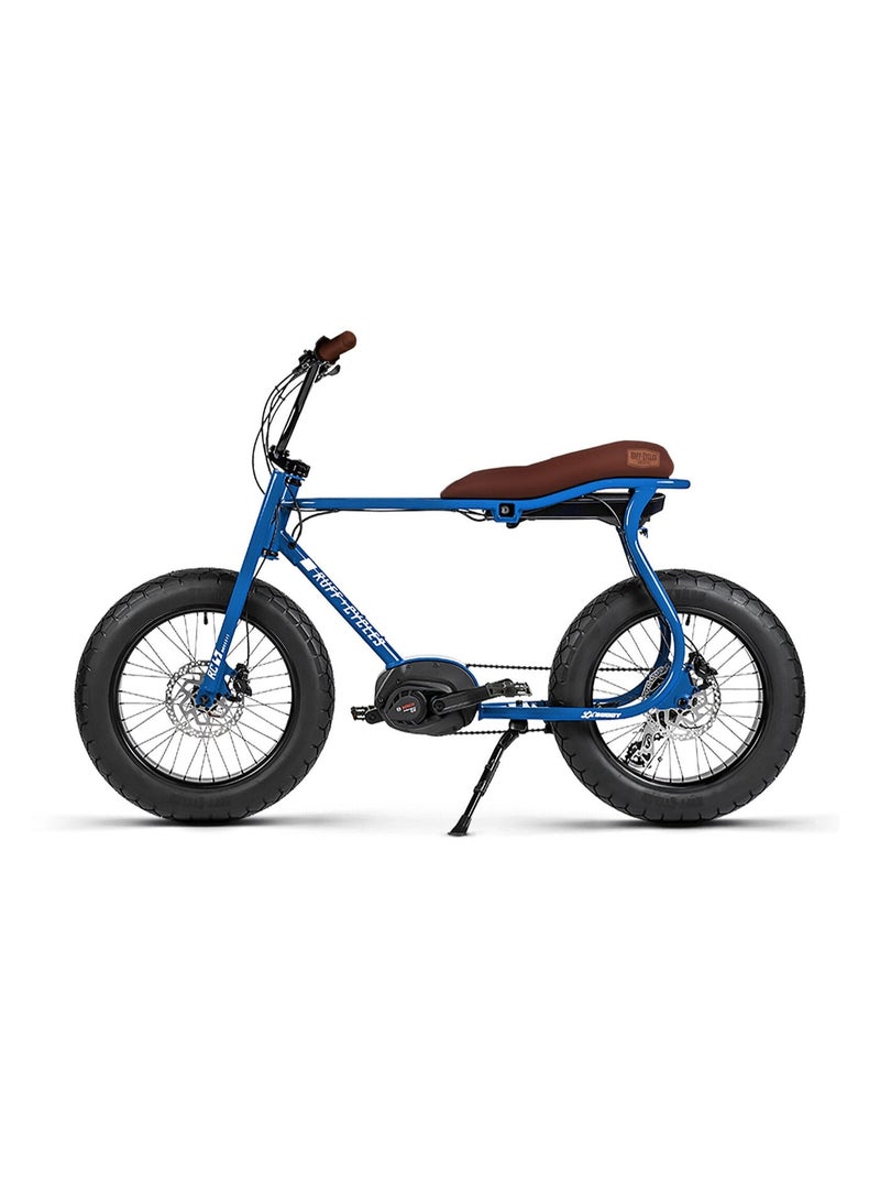 Ruff Cycles Lil'Buddy Men's E-Bike, Bosch Active Line Motor, Paposo Blue, Cruiser Style, Fat Tyres - Image 2